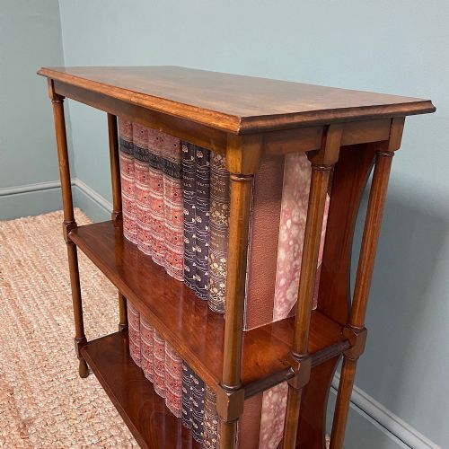 BEAUTIFUL SMALL ANTIQUE BOOKCASE - ADDITIONAL PHOTO 2