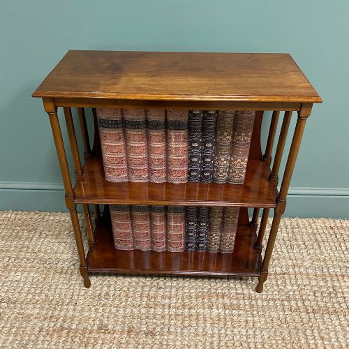 BEAUTIFUL SMALL ANTIQUE BOOKCASE - ADDITIONAL PHOTO 3