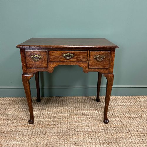stunning georgian oak antique low boy - CATEGORY: ANTIQUE TABLES - DATED GEORGIAN