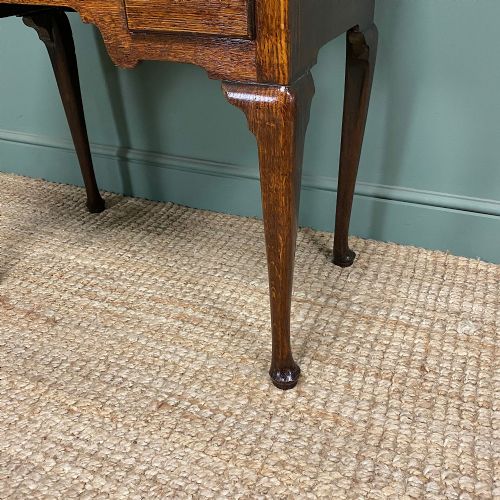 STUNNING GEORGIAN OAK ANTIQUE LOW BOY - ADDITIONAL PHOTO 1