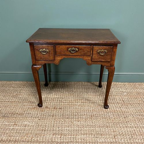 STUNNING GEORGIAN OAK ANTIQUE LOW BOY - ADDITIONAL PHOTO 2