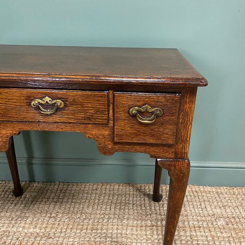 STUNNING GEORGIAN OAK ANTIQUE LOW BOY - ADDITIONAL PHOTO 3