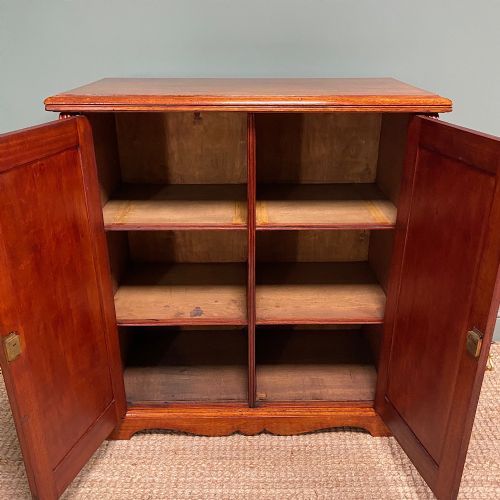QUALITY VICTORIAN WALNUT ANTIQUE CUPBOARD - ADDITIONAL PHOTO 1