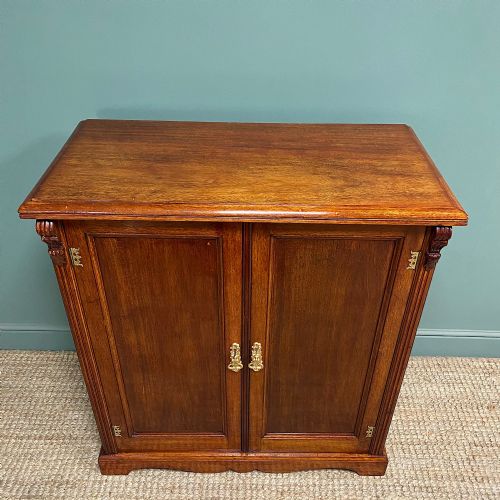 QUALITY VICTORIAN WALNUT ANTIQUE CUPBOARD - ADDITIONAL PHOTO 3