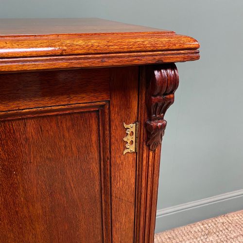 QUALITY VICTORIAN WALNUT ANTIQUE CUPBOARD - ADDITIONAL PHOTO 4