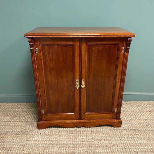 QUALITY VICTORIAN WALNUT ANTIQUE CUPBOARD - ADDITIONAL PHOTO 5