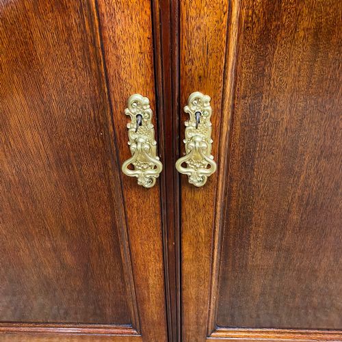 QUALITY VICTORIAN WALNUT ANTIQUE CUPBOARD - ADDITIONAL PHOTO 6