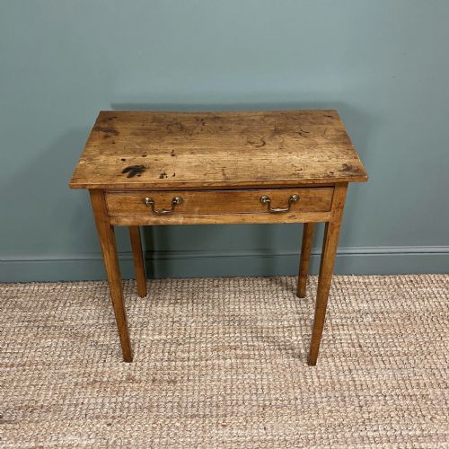 COUNTRY HOUSE ANTIQUE FRUITWOOD SIDE TABLE - ADDITIONAL PHOTO 1