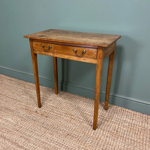 COUNTRY HOUSE ANTIQUE FRUITWOOD SIDE TABLE - ADDITIONAL PHOTO 2