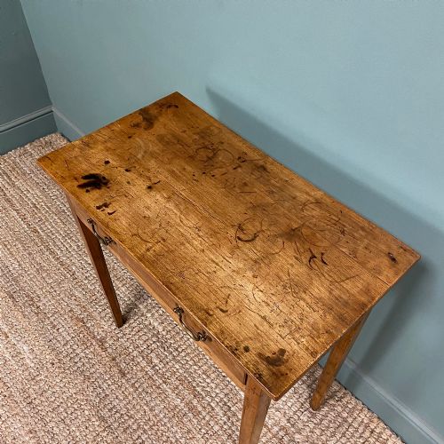 COUNTRY HOUSE ANTIQUE FRUITWOOD SIDE TABLE - ADDITIONAL PHOTO 4