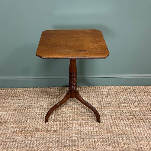 fine antique regency tripod table occasional table - CATEGORY: ANTIQUE TABLES - DATED REGENCY
