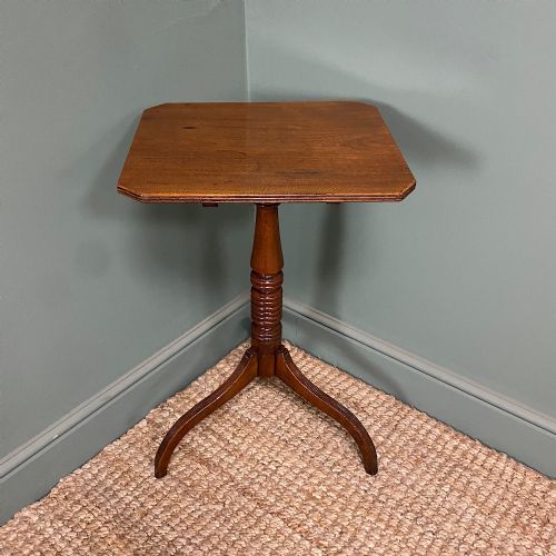 FINE ANTIQUE REGENCY TRIPOD TABLE OCCASIONAL TABLE - ADDITIONAL PHOTO 4