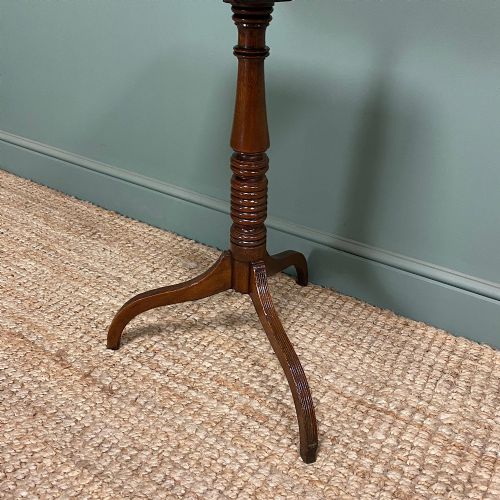FINE ANTIQUE REGENCY TRIPOD TABLE OCCASIONAL TABLE - ADDITIONAL PHOTO 7
