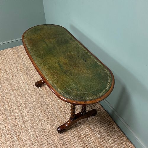ELEGANT ANTIQUE VICTORIAN WRITING TABLE - ADDITIONAL PHOTO 2