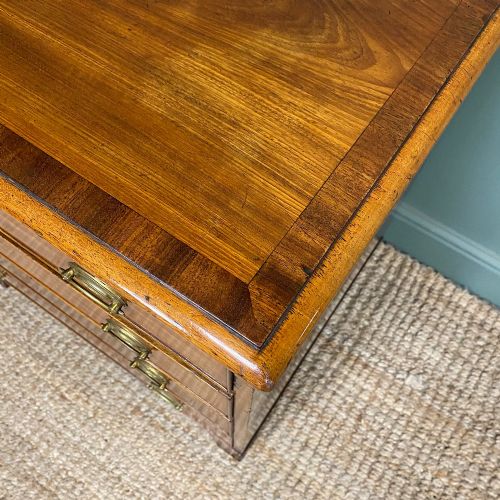 QUALITY MAHOGANY SMALL ANTIQUE CHEST OF DRAWERS - ADDITIONAL PHOTO 6