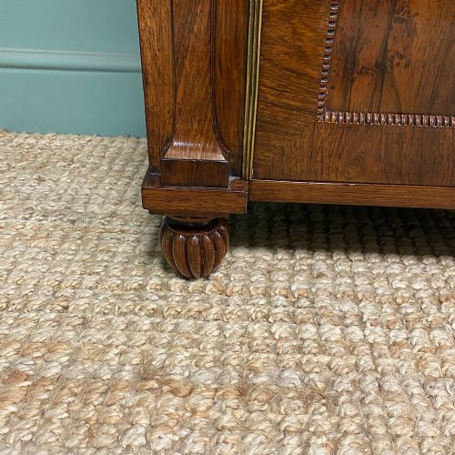 SPECTACULAR ROSEWOOD ANTIQUE REGENCY CHIFFONIER CABINET - ADDITIONAL PHOTO 5