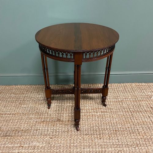 quality victorian antique quarter column table - CATEGORY: ANTIQUE TABLES - DATED VICTORIAN