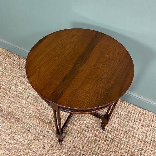 QUALITY VICTORIAN ANTIQUE QUARTER COLUMN TABLE - ADDITIONAL PHOTO 1