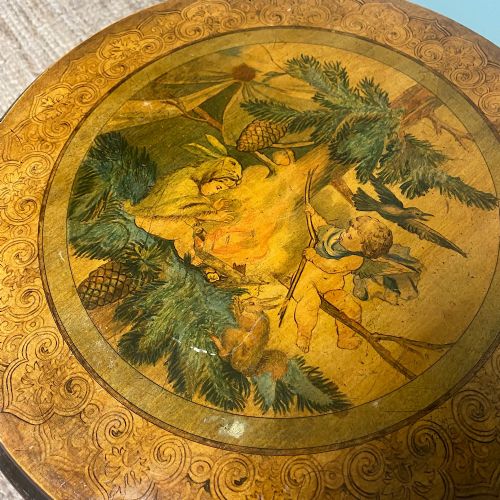 ELEGANT VICTORIAN ANTIQUE WALNUT OCCASIONAL TABLE - ADDITIONAL PHOTO 2