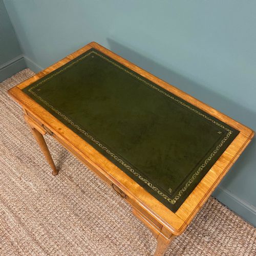 HIGH QUALITY ANTIQUE SATINWOOD WRITING TABLE BY GILLOWS - ADDITIONAL PHOTO 3