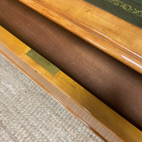 HIGH QUALITY ANTIQUE SATINWOOD WRITING TABLE BY GILLOWS - ADDITIONAL PHOTO 4