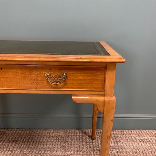 HIGH QUALITY ANTIQUE SATINWOOD WRITING TABLE BY GILLOWS - ADDITIONAL PHOTO 6