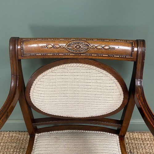 QUALITY EDWARDIAN MAHOGANY ANTIQUE DESK CHAIR - ADDITIONAL PHOTO 2