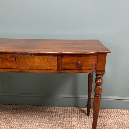 FINE ANTIQUE REGENCY MAHOGANY SIDE TABLE - ADDITIONAL PHOTO 1