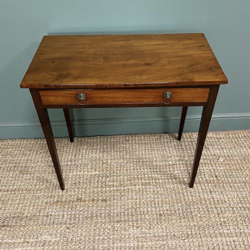 ELEGANT ANTIQUE GEORGIAN MAHOGANY SIDE TABLE - ADDITIONAL PHOTO 1