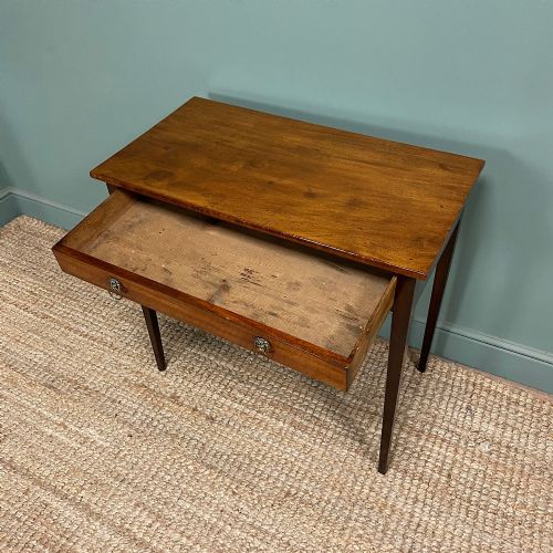 ELEGANT ANTIQUE GEORGIAN MAHOGANY SIDE TABLE - ADDITIONAL PHOTO 2