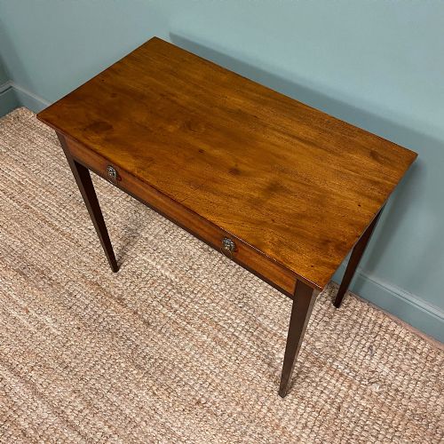 ELEGANT ANTIQUE GEORGIAN MAHOGANY SIDE TABLE - ADDITIONAL PHOTO 4