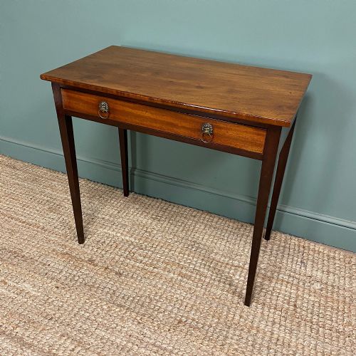 ELEGANT ANTIQUE GEORGIAN MAHOGANY SIDE TABLE - ADDITIONAL PHOTO 6