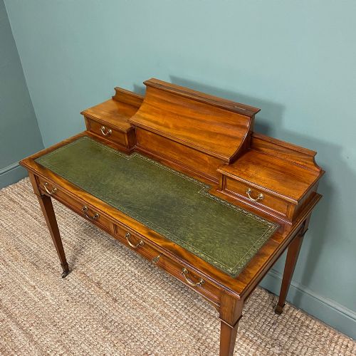 FINE ANTIQUE EDWARDIAN MAHOGANY DESK - ADDITIONAL PHOTO 7