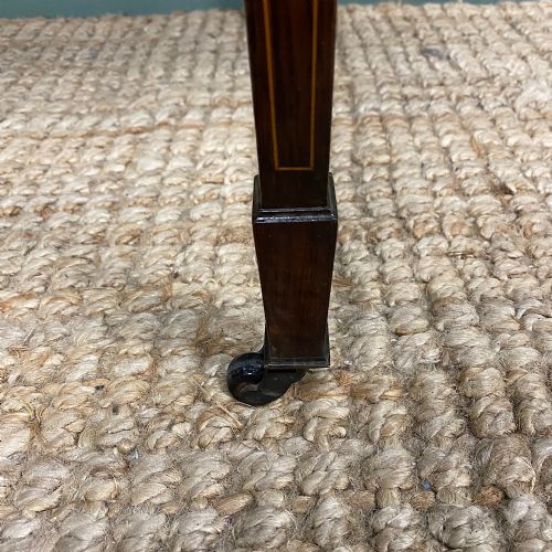 STUNNING ANTIQUE VICTORIAN ROSEWOOD DESK BY MAPLE CO - ADDITIONAL PHOTO 5