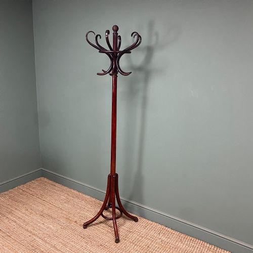 SUPERB EDWARDIAN ANTIQUE BENTWOOD COAT STAND - ADDITIONAL PHOTO 1