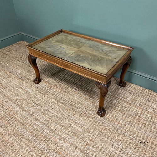 STUNNING WALNUT ART DECO COFFEE TABLE - ADDITIONAL PHOTO 2