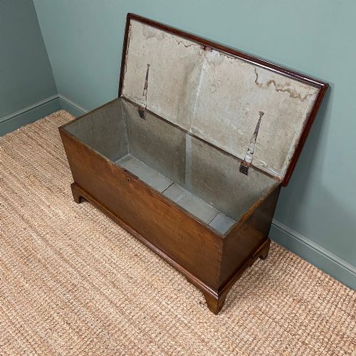 SUPERB 18TH CENTURY COUNTRY OAK ANTIQUE COFFER - ADDITIONAL PHOTO 6