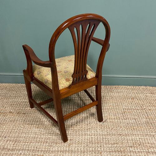 STUNNING SET OF 6 ANTIQUE EDWARDIAN DINING CHAIRS - ADDITIONAL PHOTO 10