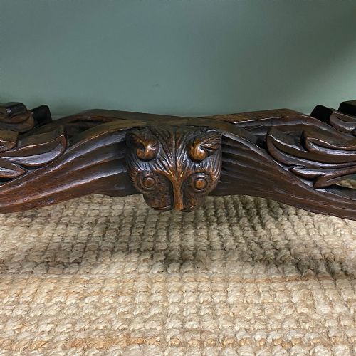 UNUSUAL ANTIQUE CARVED BURMESE CONSOLE TABLE - ADDITIONAL PHOTO 8
