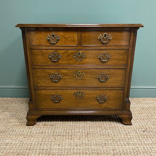 spectacular small antique georgian mahogany chest of drawers - CATEGORY: ANTIQUE CHEST OF DRAWERS - DATED GEORGIAN