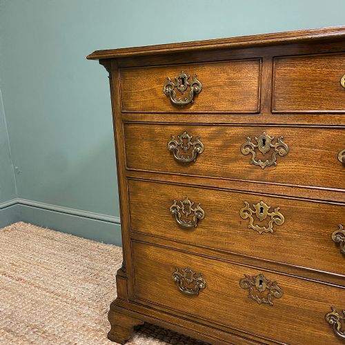 SPECTACULAR SMALL ANTIQUE GEORGIAN MAHOGANY CHEST OF DRAWERS - ADDITIONAL PHOTO 3