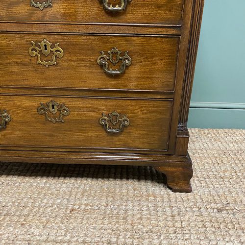 SPECTACULAR SMALL ANTIQUE GEORGIAN MAHOGANY CHEST OF DRAWERS - ADDITIONAL PHOTO 5