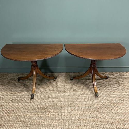 ANTIQUE MAHOGANY PEDESTAL DINING TABLE - ADDITIONAL PHOTO 7