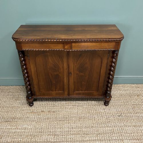 SPECTACULAR ROSEWOOD ANTIQUE REGENCY CHIFFONIER CABINET - ADDITIONAL PHOTO 9