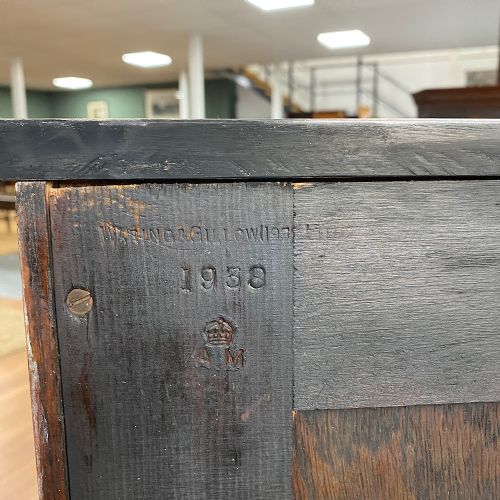 SUPERB QUALITY ANTIQUE LIMED OAK CHEST OF DRAWERS - ADDITIONAL PHOTO 5