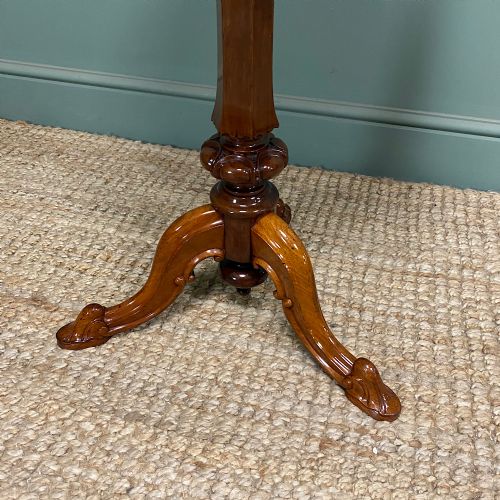 QUALITY ANTIQUE VICTORIAN MAHOGANY LAMP TABLE OCCASIONAL TABLE - ADDITIONAL PHOTO 1