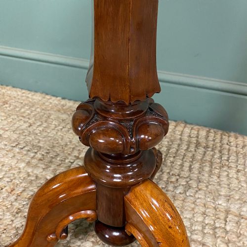 QUALITY ANTIQUE VICTORIAN MAHOGANY LAMP TABLE OCCASIONAL TABLE - ADDITIONAL PHOTO 2