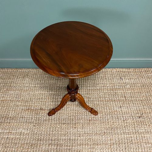 QUALITY ANTIQUE VICTORIAN MAHOGANY LAMP TABLE OCCASIONAL TABLE - ADDITIONAL PHOTO 3
