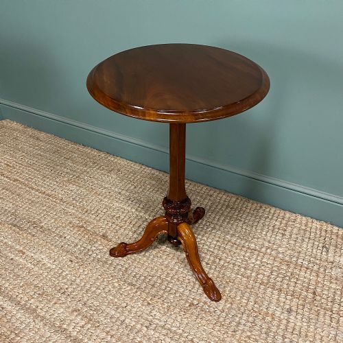 QUALITY ANTIQUE VICTORIAN MAHOGANY LAMP TABLE OCCASIONAL TABLE - ADDITIONAL PHOTO 5