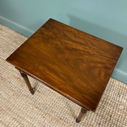 QUALITY PAIR OF MAHOGANY LAMP TABLES - ADDITIONAL PHOTO 1
